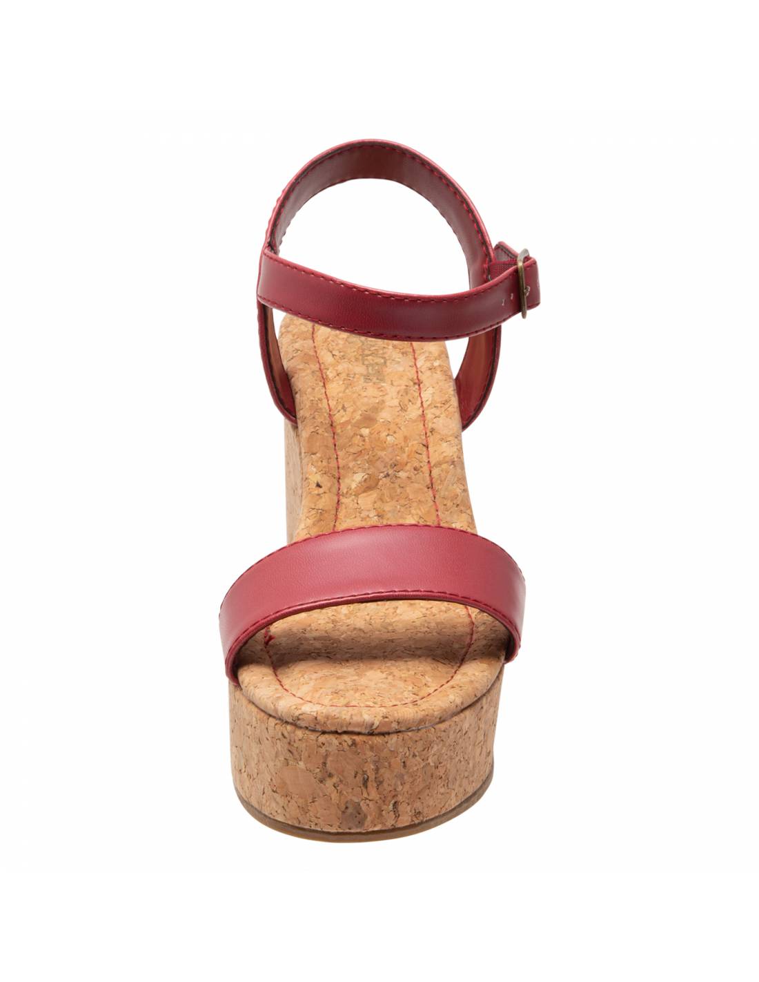 Red wedge hotsell shoes payless