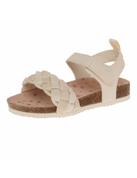 Sandalias planas para niña pequeña
