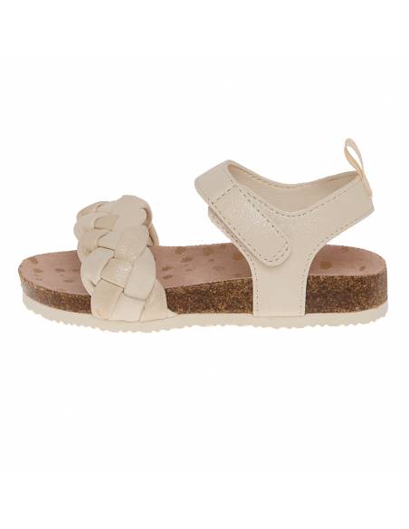 Sandalias planas para niña pequeña