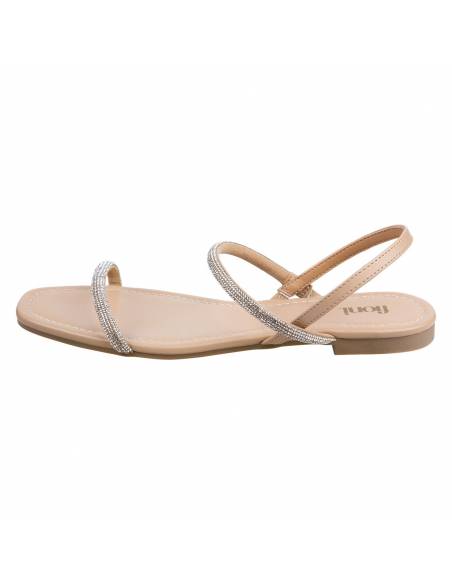 Women's Shimmer Flat Sandals - Image 4