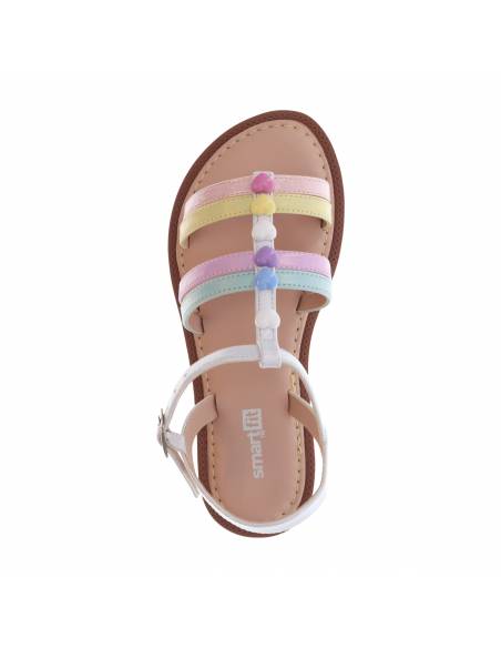 Sandalias planas para niña pequeña