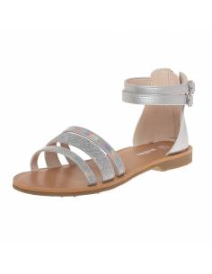 Girl's Heidi Flat Sandals - Image 4 2